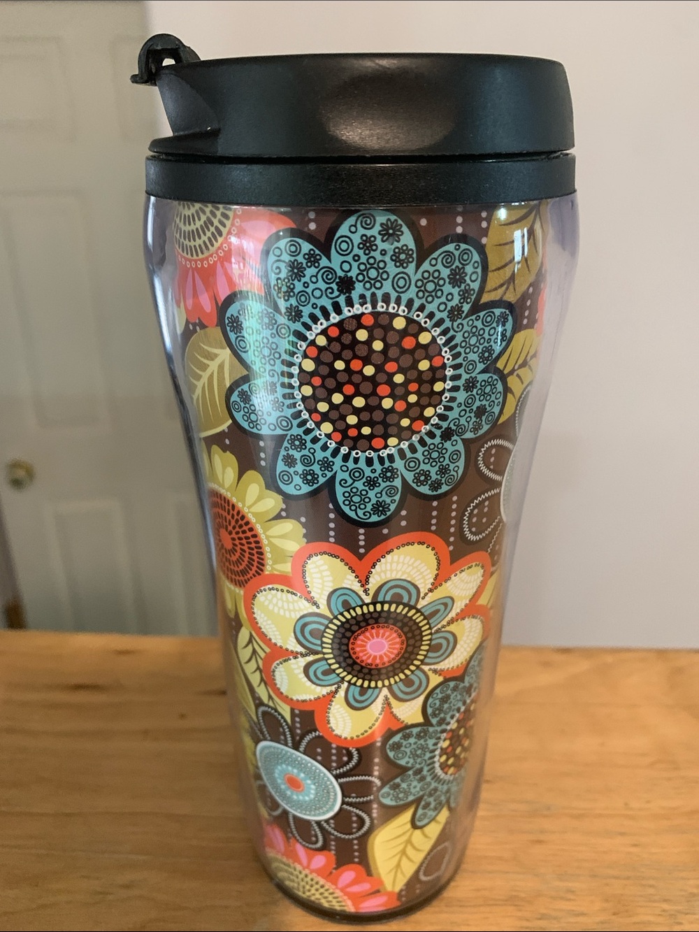 Vera Bradley Floral Travel Mug